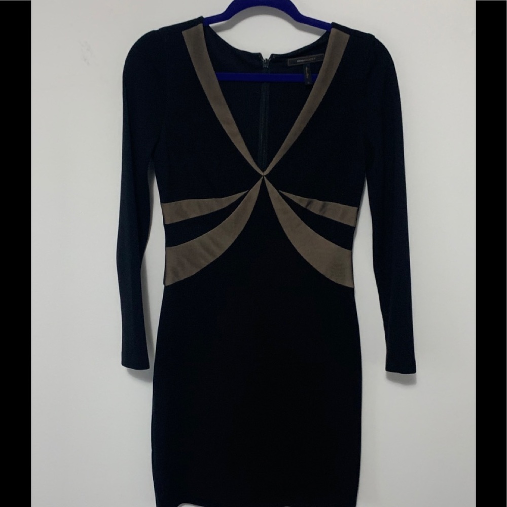 BCBG Black Long Sleeve Dress Size Small